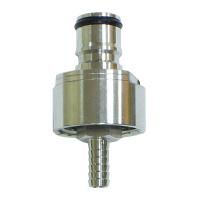Крышка 28 мм с фитингом Ball Lock НЕРЖАВЕЮЩАЯ СТАЛЬ