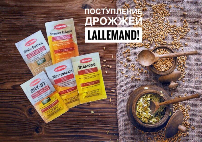 Поступление пивных дрожжей Lallemand
