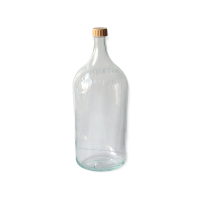 Бутылка Четверть 3л с винтовой крышкой, без рисунка (прозрачная)