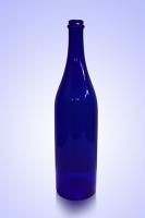 Бутылка Литр 1л, без рисунка (синяя)