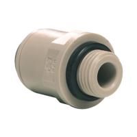 Адаптер прямой трубка 3/8" - внешн. резьба 1/4"