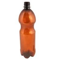 ПЭТ бутылка 1л, коричневая (без крышки)