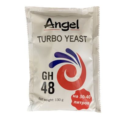 Спиртовые турбо дрожжи Angel Turbo Yeast GH48, 130 г