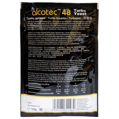Спиртовые турбо дрожжи Alcotec Classic 48 Yeast