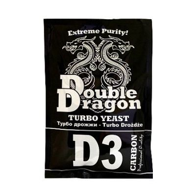 Спиртовые турбо дрожжи Double Dragon D3 Carbon Спиртовые турбо дрожжи Double Dragon D3 Carbon