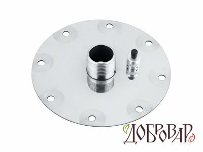 Крышка для горловины 12см на 8 шпилек, внешняя резьба 1"