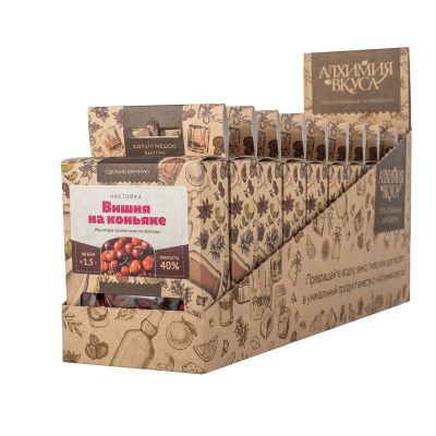 МИНИ набор Алхимия вкуса для приготовления напитка "Вишня на коньяке", 26 г