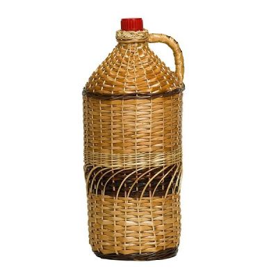 Бутылка Симон 7л оплетенная лозой