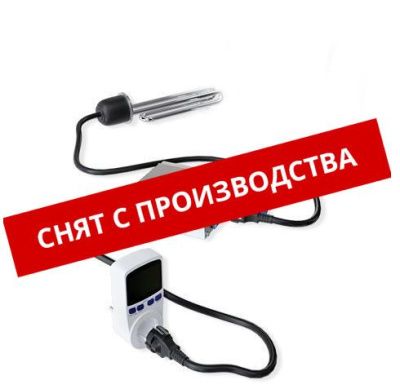 Нагревательный элемент ТЭН 3 кВт LUXSTAHL с регулятором и ваттметром