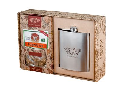 Подарочный набор Алхимия вкуса, (фляжка)