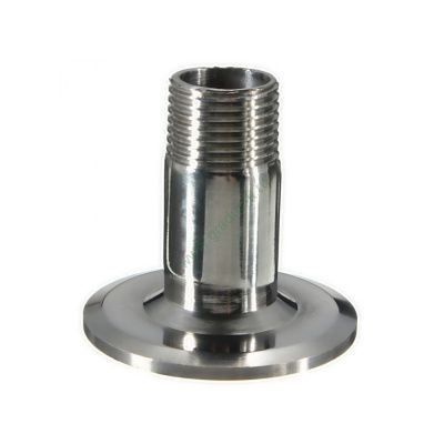 Штуцер кламп 1/2" на наружнюю резьбу 1/4"