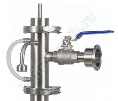 Узел отбора по жидкости и пару, кламп 1.5"