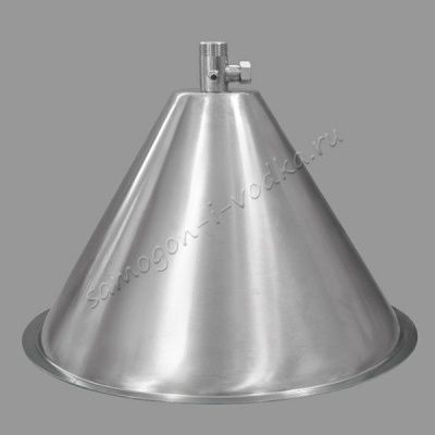 Конусная крышка "аламбик" для кубов 76, 100 литров/УПВК 100,120,150 литров (D530) -