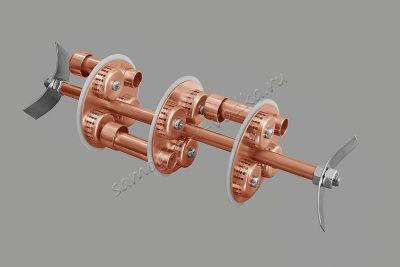 Медная вставка колонны Д80-250 и колонны "медного" вкуса серии Д80 Медная вставка колонны Д80-250 и колонны "медного" вкуса серии Д80