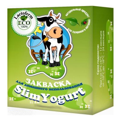 Закваска для приготовления йогурта SlimYogurt, 2 гр