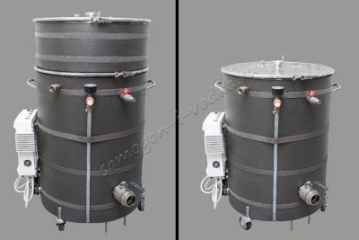 Универсальный пароводяной котёл УПВК 120литров (Без блока безопасности)