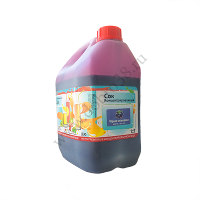 Сок концентрированный Черная смородина, 5 кг Континент/МЭЛС