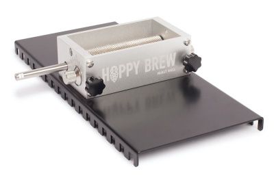 Двухвальцовая мельница для солода с бункером Hoppy Brew