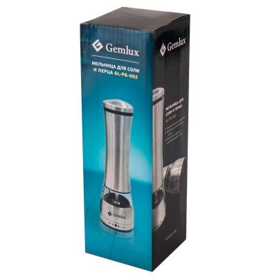 Мельница для соли и перца GEMLUX GL-PG-002