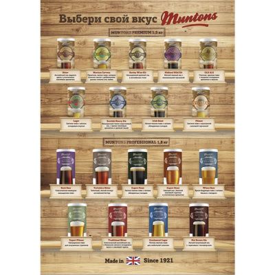 Плакат Muntons A1 в тубусе