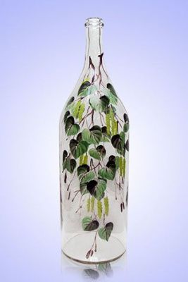 Бутылка Четверть 3л, ручная роспись Бруньки