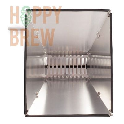 Трехвальцовая мельница для солода с бункером Hoppy Brew