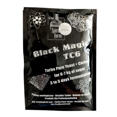 Спиртовые турбо дрожжи Spirit Ferm Black Magic TC6 Спиртовые турбо дрожжи Spirit Ferm Black Magic TC6