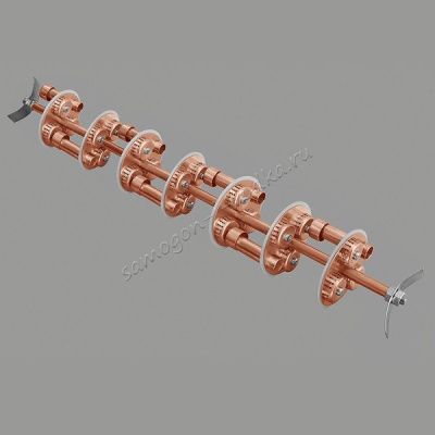 Медная вставка колонны Д80-500 серии 2017