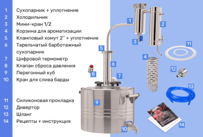 Самогонный аппарат Германия 2021, 20 л Самогонный аппарат Германия 2021, 20 л