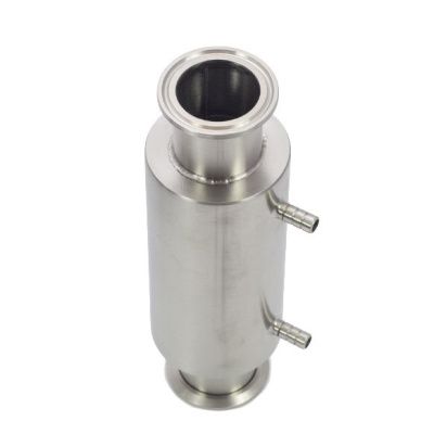 Рубашечный дефлегматор 200 мм, кламп 1.5", штуцеры 8.5 мм