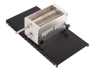 Трехвальцовая мельница для солода с бункером Hoppy Brew