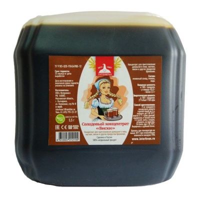 Солодовый концентрат Виски (пласт. канистра), 5 кг