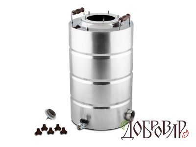 Перегонный куб Добровар 23 л ТЭН-Р-версия, 5 шпилек (без крышки)