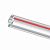 Шланг ПВХ молочный, прозрачный красная полоса 7*3.5 мм
