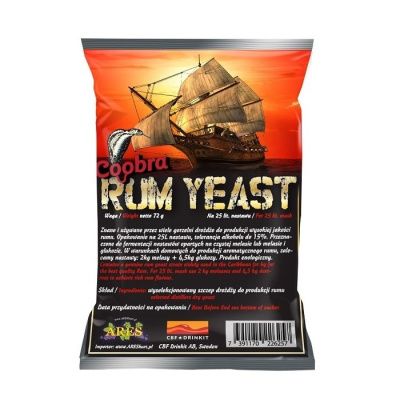 Спиртовые дрожжи для рома Coobra Rum Спиртовые дрожжи для рома Coobra Rum
