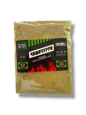 Соус-маринад ПРЯНОЕД "Чимичурри" (пряный кисло-сладкий соус), 50г