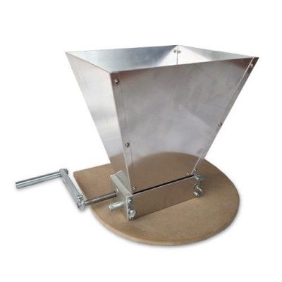 Двухвальцовая мельница для солода с бункером