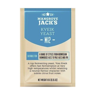 Дрожжи пивные Mangrove Jacks Kveik M12, 10 г Дрожжи пивные Mangrove Jacks Kveik M12, 10 г