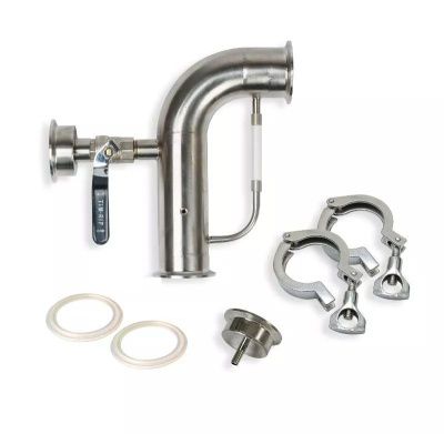 Узел отбора по пару, кламп 2"