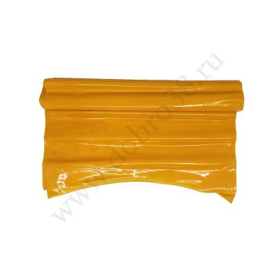 Термоусадочный пакет для созревания и хранения сыра 250*400 мм желтый, круглое дно, 5шт.