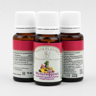Ароматизатор Baker Flavors «Мультифрукт», 10 мл