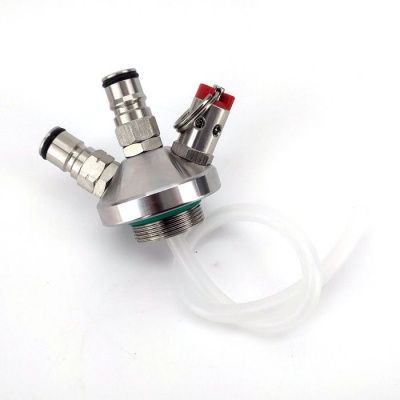 Разливочная головка для мини-кегов KegLand с фитингами Ball Lock Разливочная головка для мини-кегов KegLand с фитингами Ball Lock