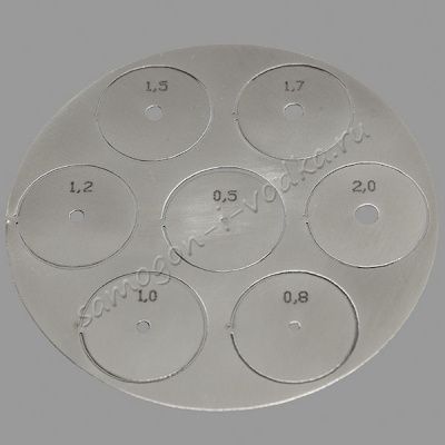Набор вставок-жиклеров клапана отбора (0,5-2,0мм)