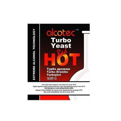 Спиртовые турбо дрожжи Alcotec Red Hot Turbo Спиртовые турбо дрожжи Alcotec Red Hot Turbo