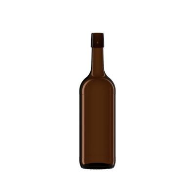 Бутылка БУГЕЛЬ 1л, коричневая (без пробки)