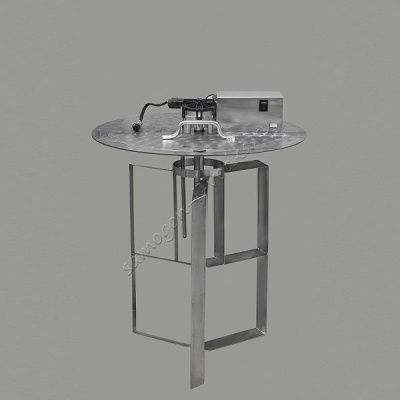 Мешалка, в сборе с крышкой для зерновых заторов ПВК 50литров