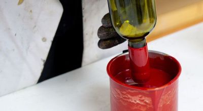 Бутылочный воск бордовый 100 г