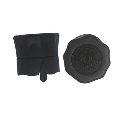 Колпачок пластиковый на винтовое горло 28/18 (коричневый), 10 шт.