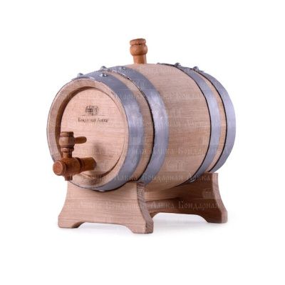 Бочка из колотого дуба Бондарная Лавка, 3л