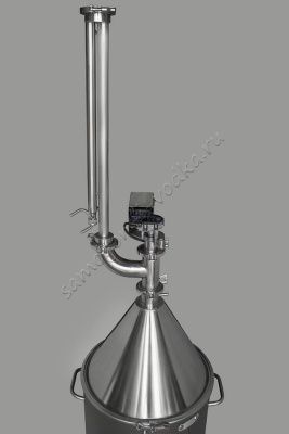 Переходник-тройник 2 дюйма для установки мешалки и дистиллятора